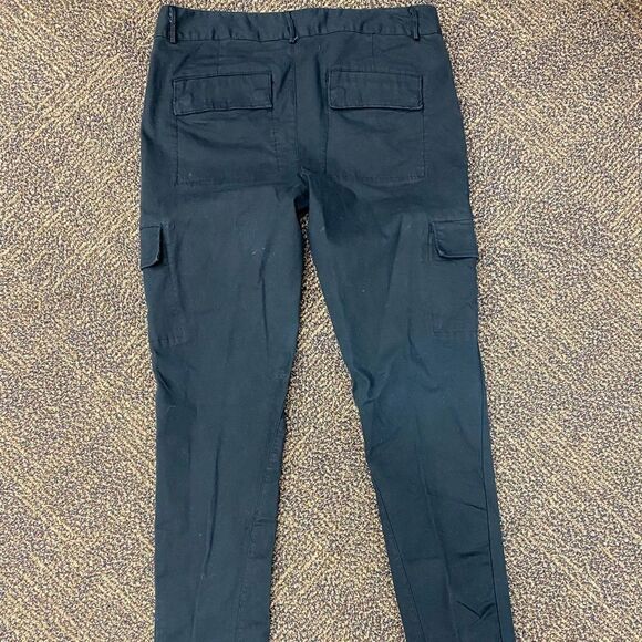 Joes‎ jeans black cropped fitted cargo pants - Picture 6 of 8